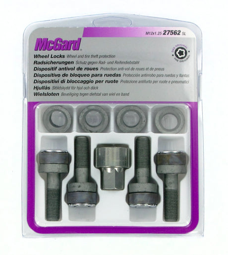 McGard Bulloni ruota auto con rondella conica kit 4 pz Ultra High Security C010