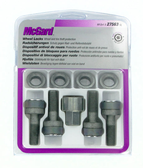 McGard Bulloni ruota auto con rondella conica kit 4 pz Ultra High Security C020