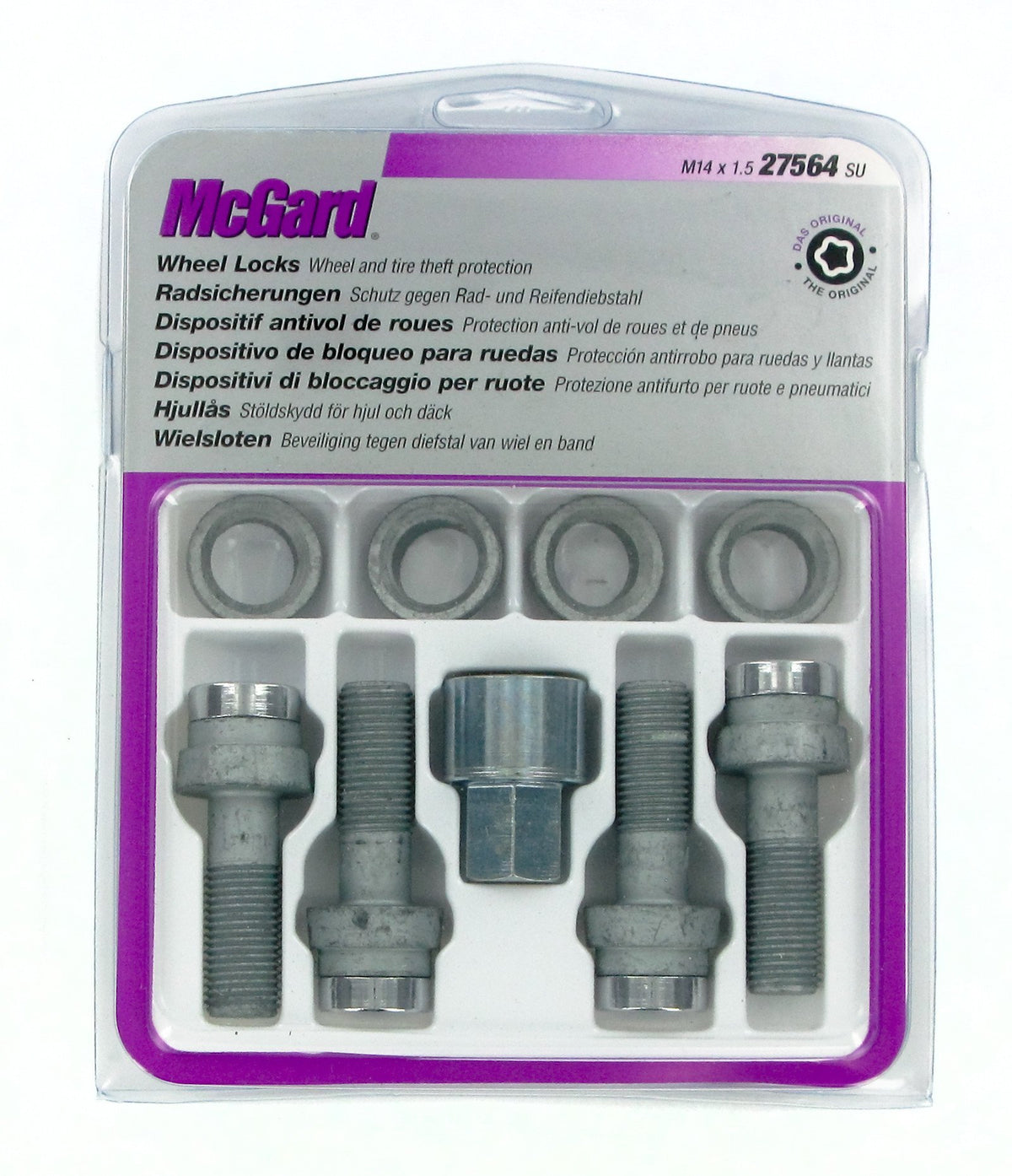 McGard Bulloni ruota auto con rondella conica kit 4 pz - Original - C030