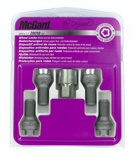 McGard Bulloni ruota auto sferici kit 4 pz - Original - E080