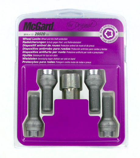 McGard Bulloni ruota auto sferici kit 4 pz - Original - E100