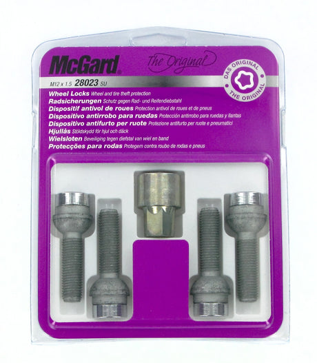 McGard Bulloni ruota auto sferici kit 4 pz - Original - E050