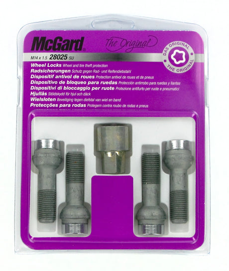 McGard Bulloni ruota auto sferici kit 4 pz - Original - E120