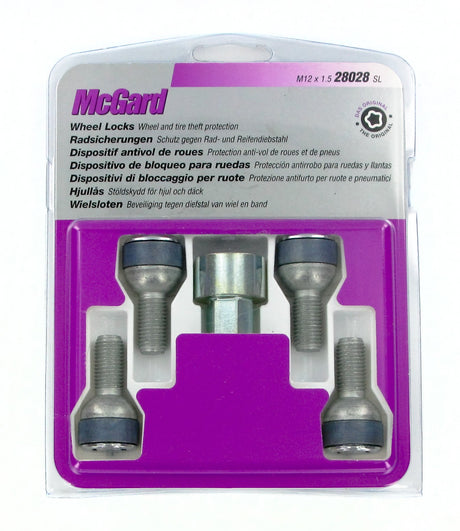 McGard Bulloni ruota auto sferici kit 4 pz - Ultra High Security - E020