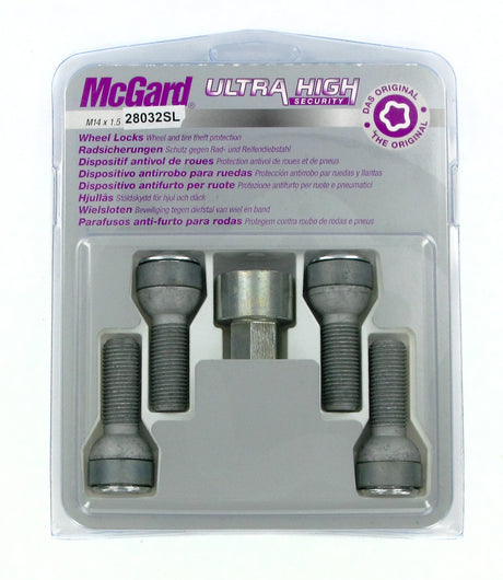 McGard Bulloni ruota auto sferici kit 4 pz - Ultra High Security - E110