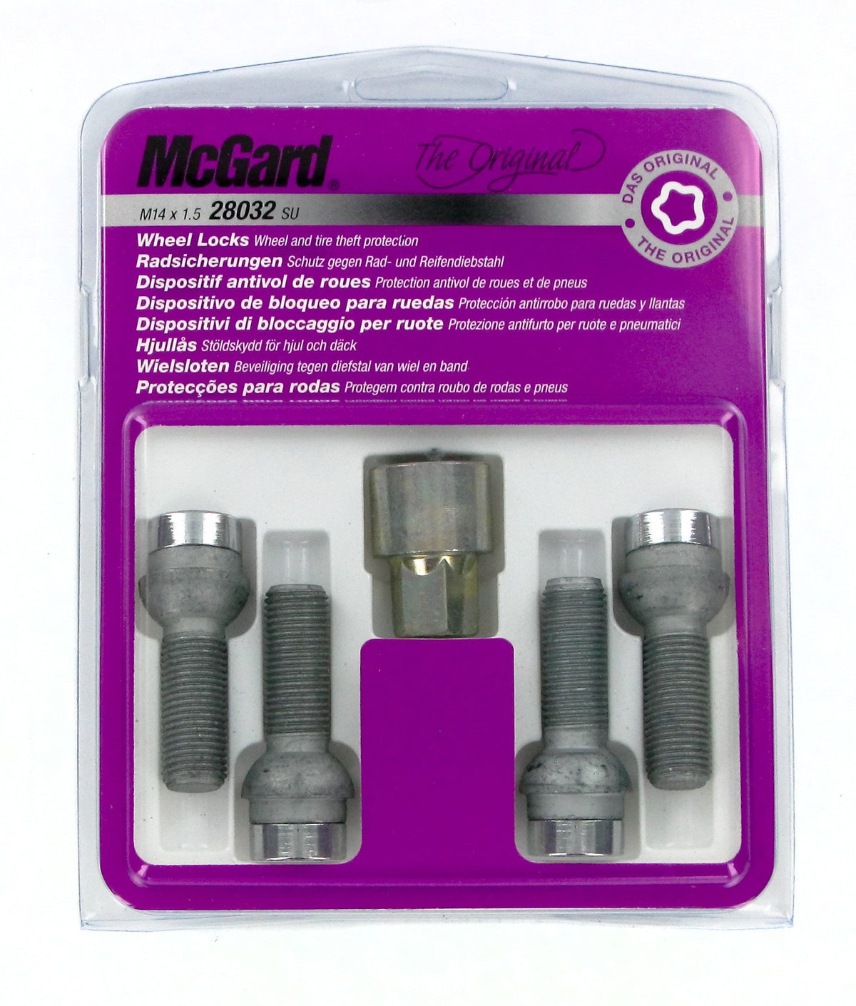 McGard Bulloni ruota auto sferici kit 4 pz - Original - E110