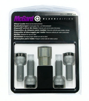 McGard Bulloni ruota auto sferici kit 4 pz - Black Edition - E110
