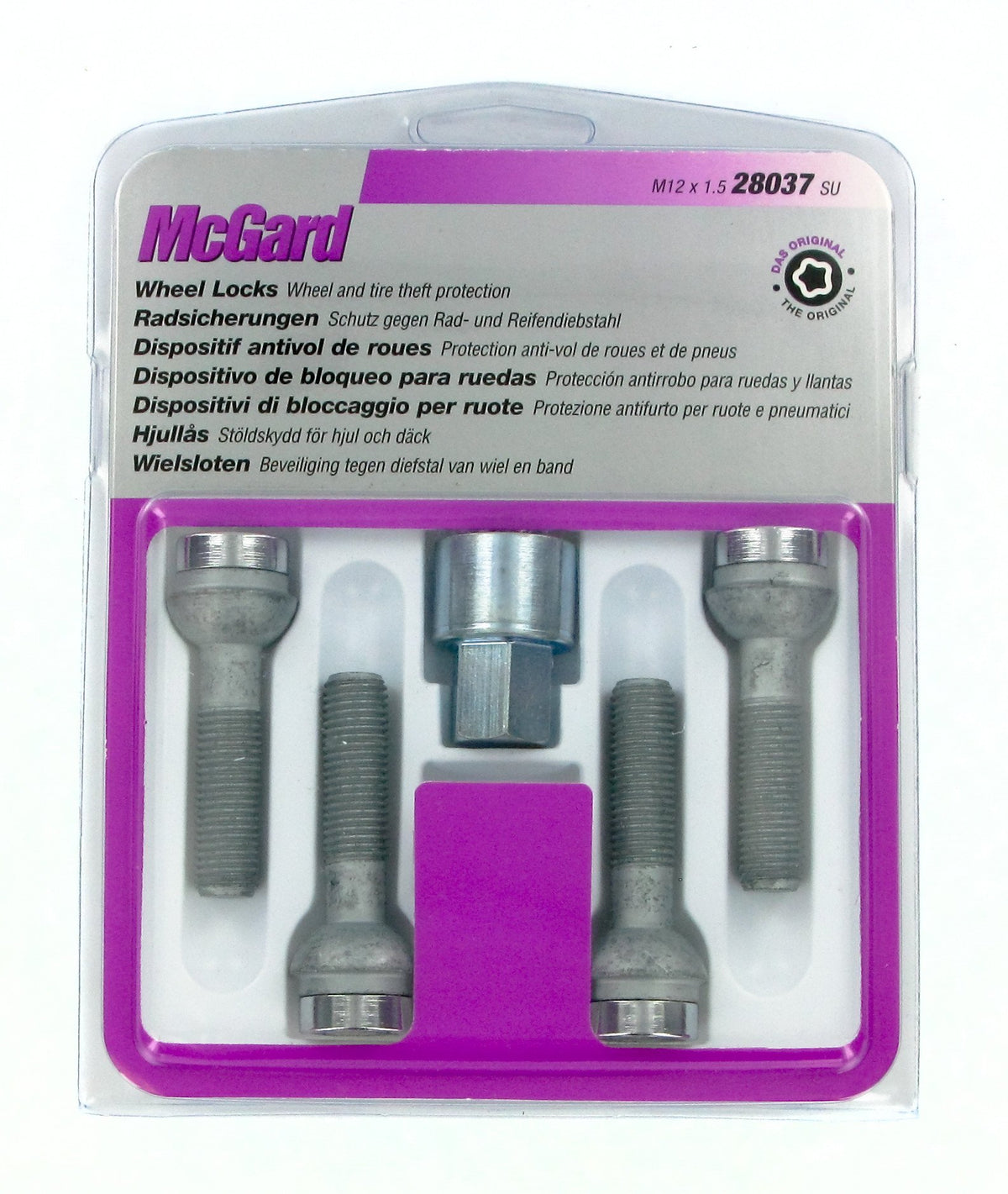 McGard Bulloni ruota auto sferici kit 4 pz - Original - E060