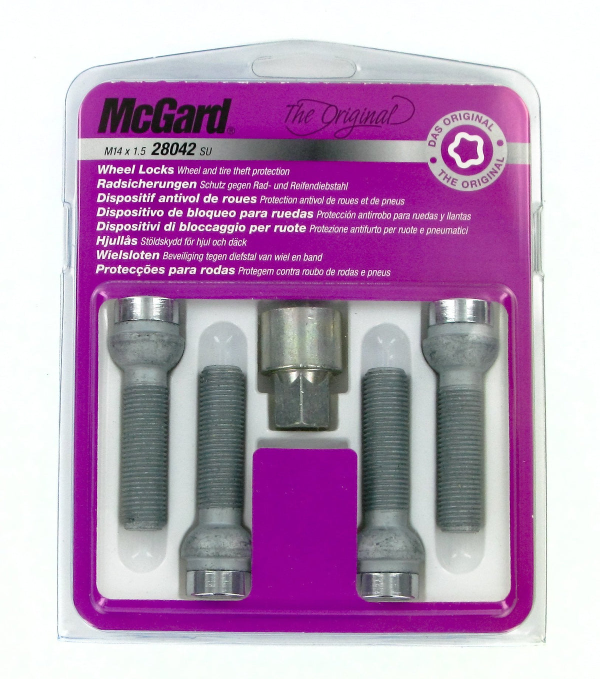 McGard Bulloni ruota auto sferici kit 4 pz - Original - E140