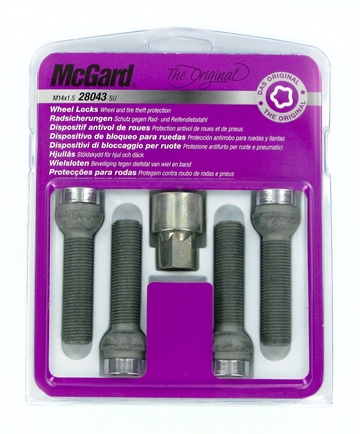 McGard Bulloni ruota auto sferici kit 4 pz - Original - E150
