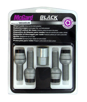 McGard Bulloni ruota auto sferici kit 4 pz - Black Edition - E170