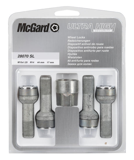 McGard Bulloni sferici, kit 4 pz - Ultra High Security - E180