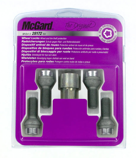 McGard Bulloni ruota auto sferici kit 4 pz - Original - E030