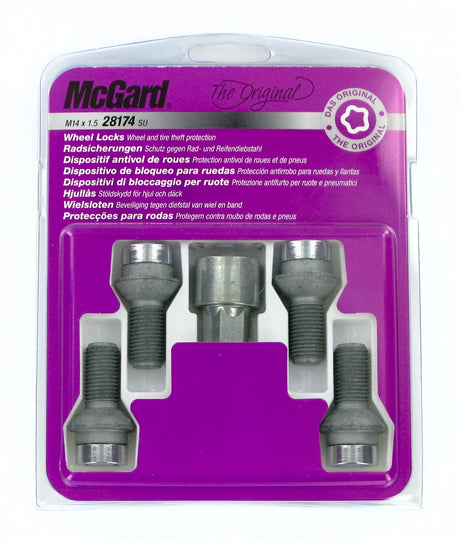 McGard Bulloni ruota auto sferici kit 4 pz - Original - E090