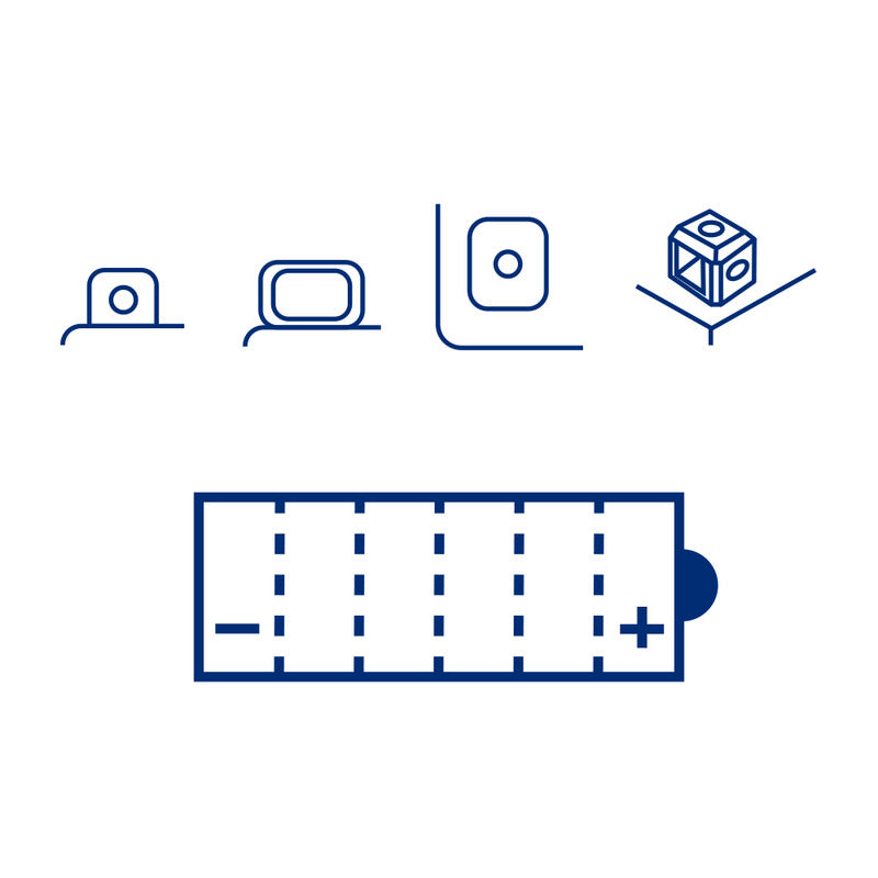 Magneti Marelli Batteria Mob14L-B2-sm con Acido