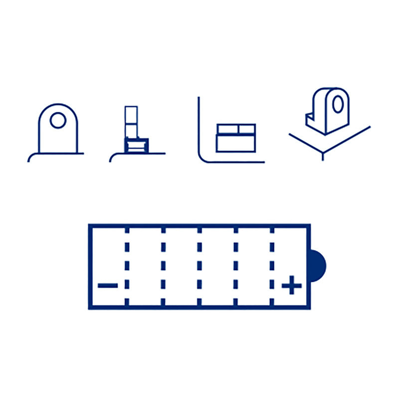 Magneti Marelli Batteria Mob6Lb-sm con Acido