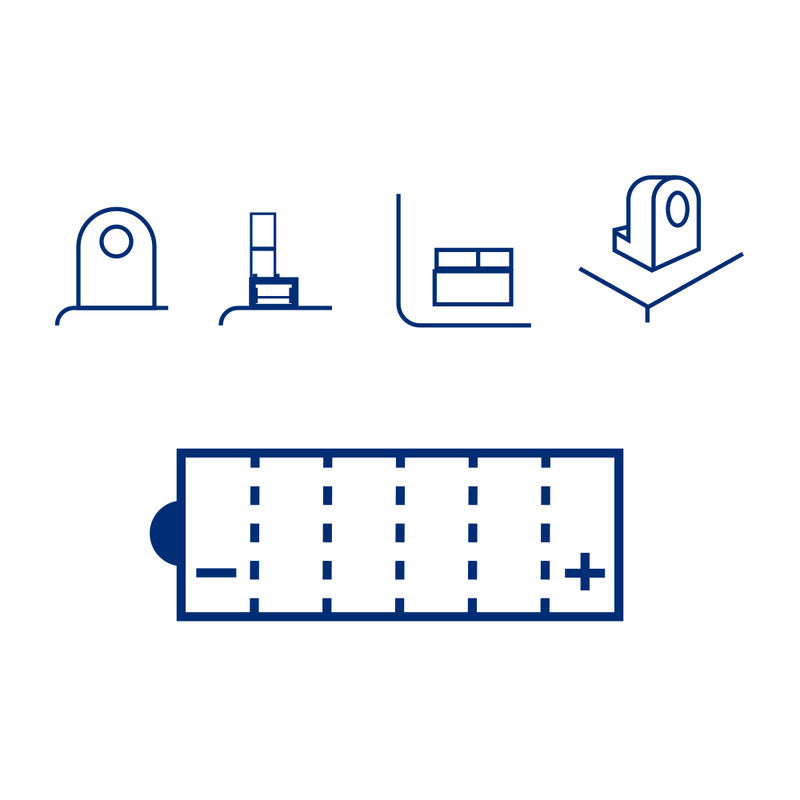 Magneti Marelli Batteria Mob9L-A2-sm con Acido