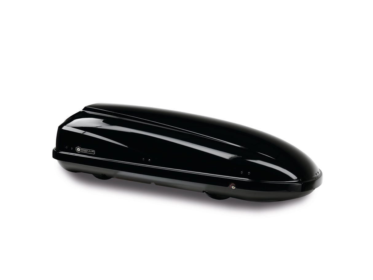 MODULA Box Portatutto Tetto Auto Travel 460 Nero Lucido 197X70,8X47,9 CM