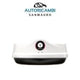 Cofre de techo para coche MODULA Ciao 430, blanco brillante, 175 x 80 x 44 cm