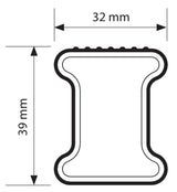 Nordrive Kargo, barra portatutto acciaio - 150 cm N10010