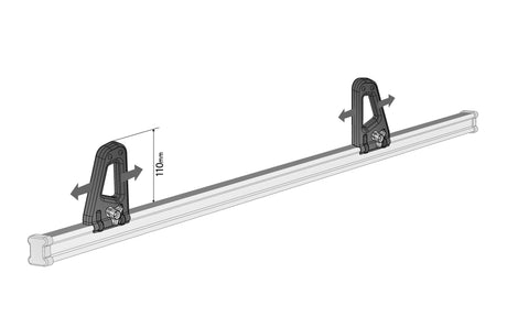 Nordrive K-1 coppia fermacarico - 11 cm N11001