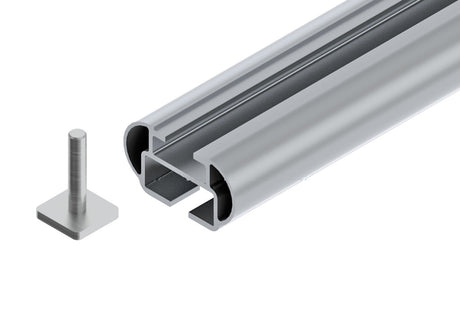 In-Rail Alu coppia barre portatutto in alluminio M 120 cm N15055