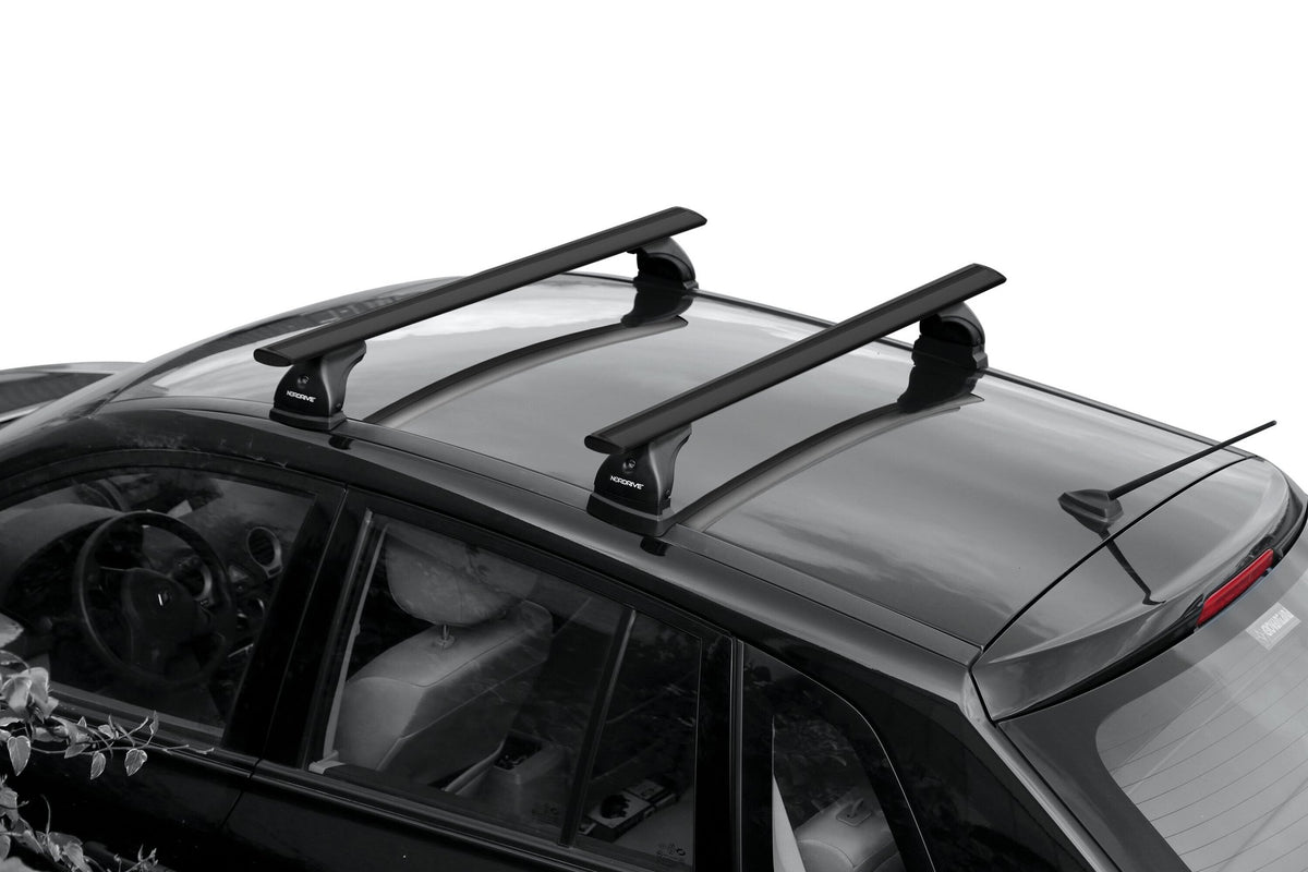 Nordrive Silenzio Black, coppia barre portatutto in alluminio - XL - 140 cm N15082