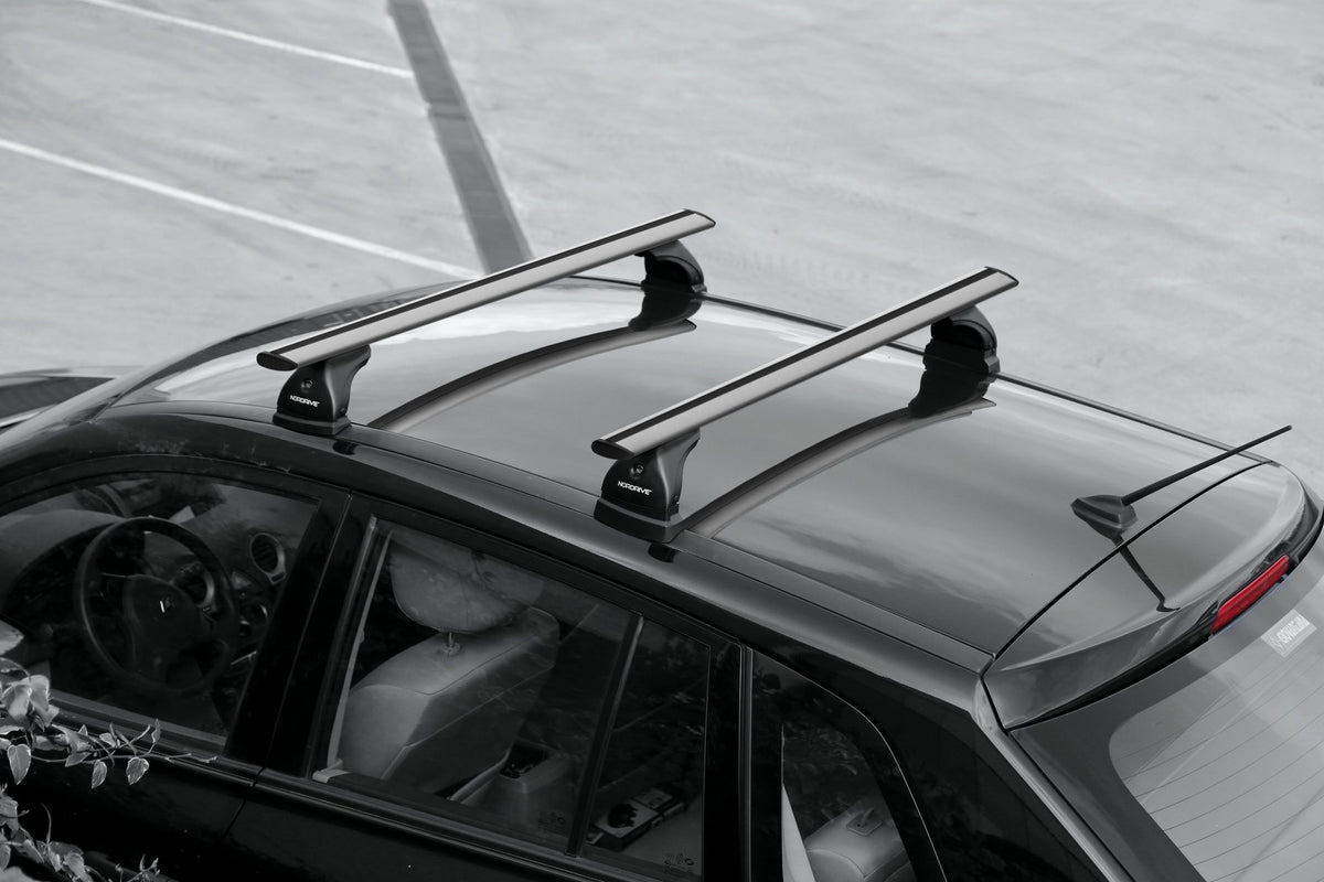 Nordrive Silenzio, coppia barre portatutto in alluminio - L - 128 cm N15086