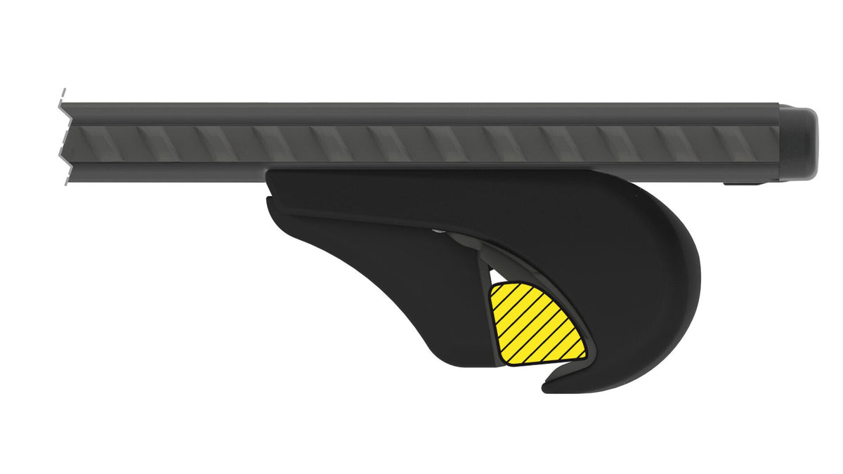 Nordrive Silenzio Black Rail, set completo barre portatutto in alluminio - XL - Evos RA N15092
