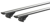 Nordrive Silenzio Rail, coppia barre portatutto in alluminio - M - 120 cm N15095