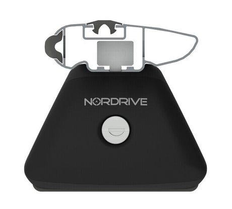 Nordrive Silenzio In-Rail, coppia barre portatutto in alluminio - L - 127 cm N15106