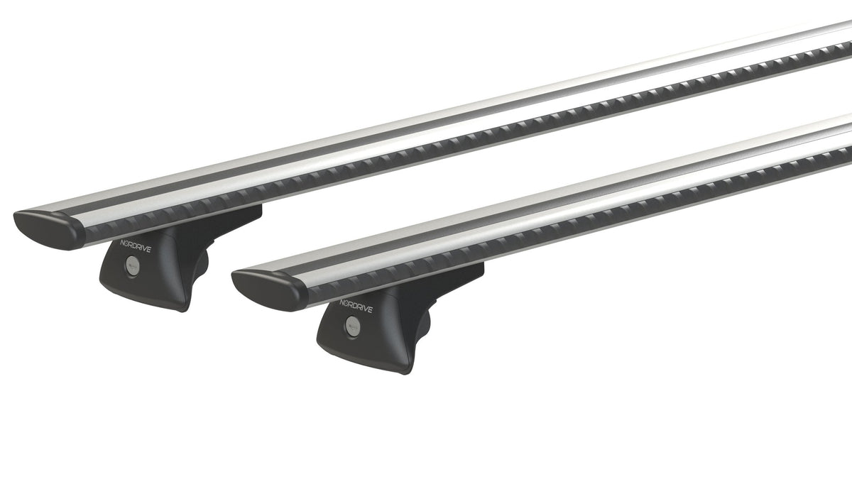 Nordrive Silenzio In-Rail, coppia barre portatutto in alluminio - M - 120 cm N15105