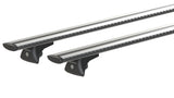 Nordrive Silenzio In-Rail, coppia barre portatutto in alluminio - M - 120 cm N15105