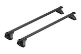 Nordrive Max-Load, set barre portatutto Quadra premontate con kit piedi Evos LP - L - 127 cm N15321