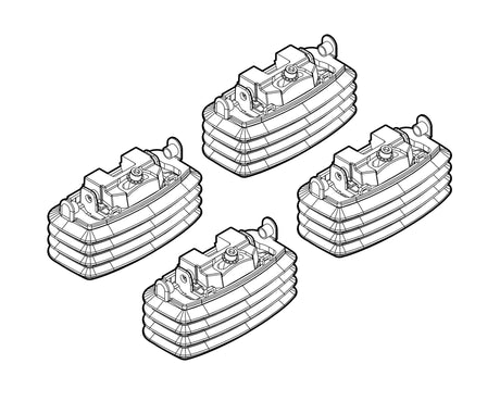 Kit attacchi barre portatutto 30 Opel Astra H 5p 03/04>12/09 tetto fixpoint N21030
