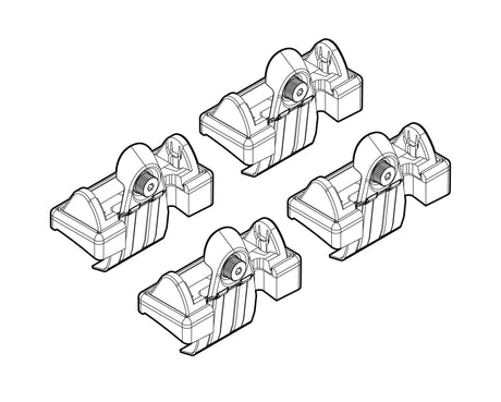 Kit attacchi barre portatutto 33 Toyota Corolla Verso 09/04>05/09 tetto standard N21033