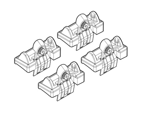 Kit attacchi barre portatutto 34 Bmw X5 (E53) 05/00>11/03 tetto standard N21034