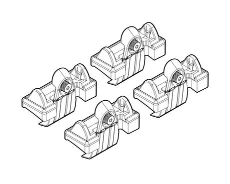 Kit attacchi barre portatutto 39 Audi A3 Sportback 09/04>06/08 tetto standard N21039