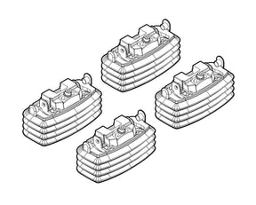 Nordrive Kit attacchi barre portatutto 44 Ford C-Max 10/03>03/07 tetto fixpoint N21044