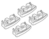 Kit attacchi barre portatutto 100 Mito 09/08>05/13 tetto fixpoint no tettuccio N21100