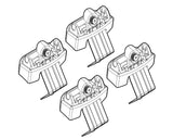 Kit attacchi barre portatutto 119 Citroen DS5 12/11>05/15 tetto std /tetto vetro N21119