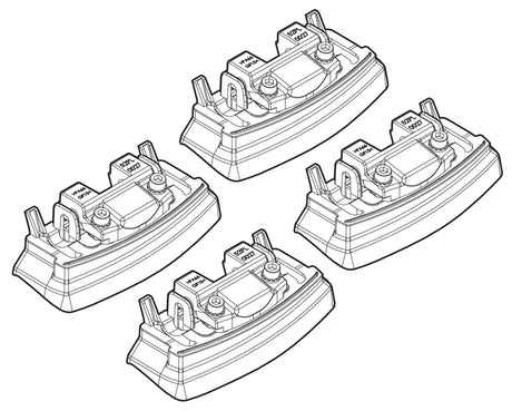 Kit attacchi barre portatutto 137 Renault Koleos 06/08>09/11 tetto fixpoint N21137