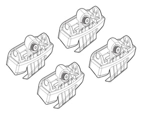 Kit attacchi barre portatutto 167 Kia Picanto 5p 05/11>03/15 tetto standard N21167