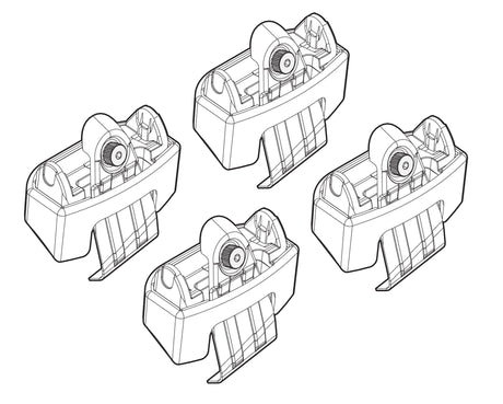 Nordrive Kit attacchi barre portatutto 168 Kia Rio 5p 09/11>12/14 tetto standard N21168