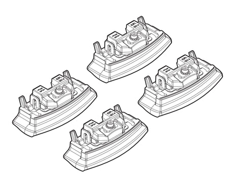 Kit attacchi barre portatutto 174 Hyundai i20 3p 03/15>04/18 tetto fixpoint N21174
