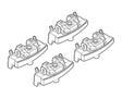 Kit attacchi barre portatutto 176 Hyundai i30 Wagon 09/12>04/15 tetto fixpoint N21176