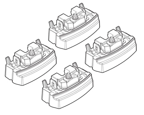 Kit attacchi barre portatutto CLA Shooting Brake 03/13>05/15 tetto fixpoint N21188