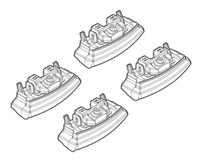 Nordrive Kit attacchi barre portatutto 224 Kia Ceed 5p 10/18> tetto fixpoint N21224