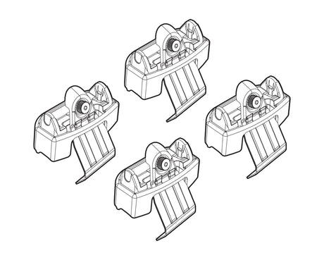 Kit attacchi barre portatutto 226 Peugeot 508 4p 06/18> tetto std /tettuccio N21226