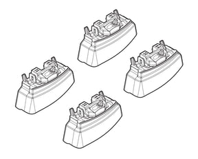 Kit attacchi barre portatutto 228 Mercedes Classe B 02/19> tetto fixpoint N21228